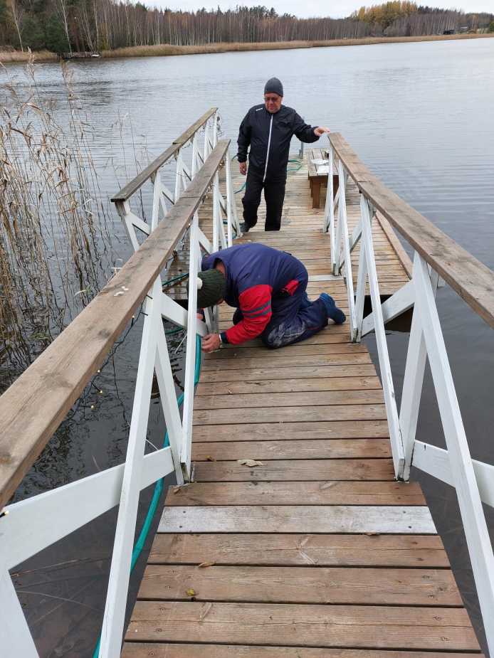 Avannon kuplapumppua asennetaan